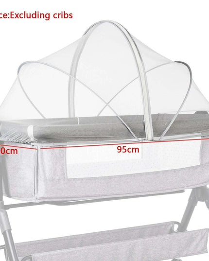 Versatile Mosquito Net for Baby Cribs - Lightweight, Removable, and Breathable Protection for Year-Round Use