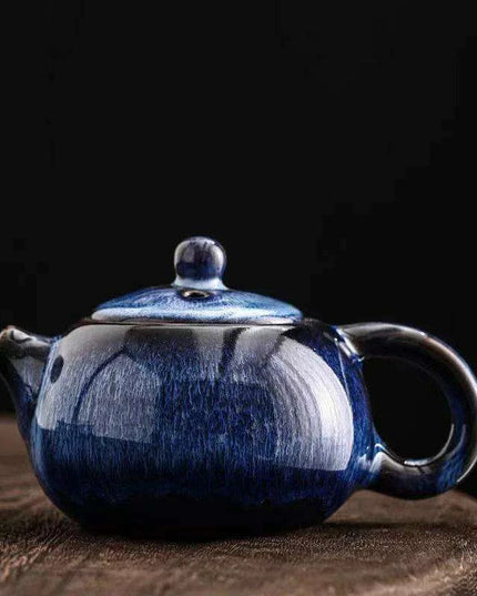 Exquisite Yixing Style Porcelain Teapot - 250ml Elegant Star Glaze Tea Set for Artful Brewing