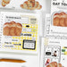 Whimsical Bread Toast & Coffee Sticky Notes: Adorable Kawaii Notepads