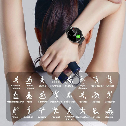 Women's Smartwatch with Fitness Tracker and Multi-Functionality