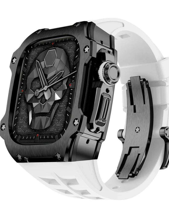 Premium 49mm Stainless Steel Apple Watch Case and Band - Redefine Your Elegance