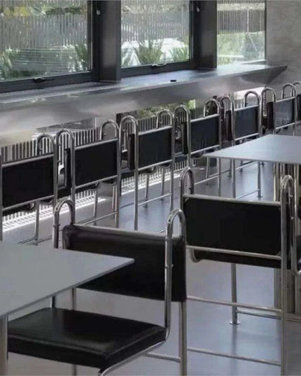 Stylish Retro Stainless Steel Lounge Chair