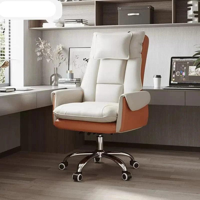 Elegant Leather Office Chair for Executive Comfort