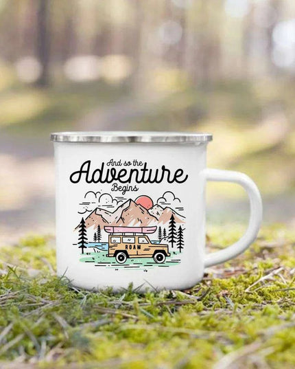 Nature's Adventure Enamel Mug: The Essential Companion for Outdoor Lovers