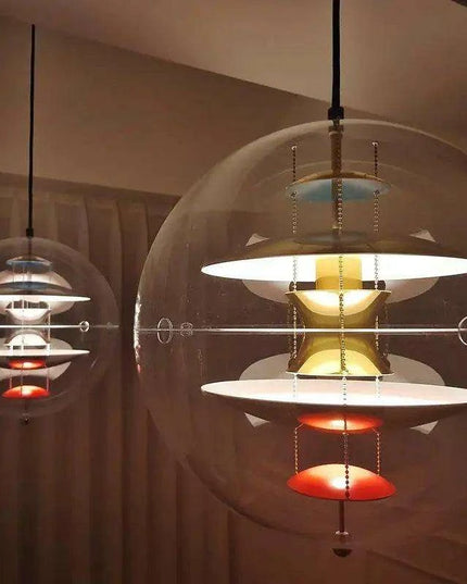 Danish Chic LED Glass Stone Pendant Lights - Modern Illumination Solutions