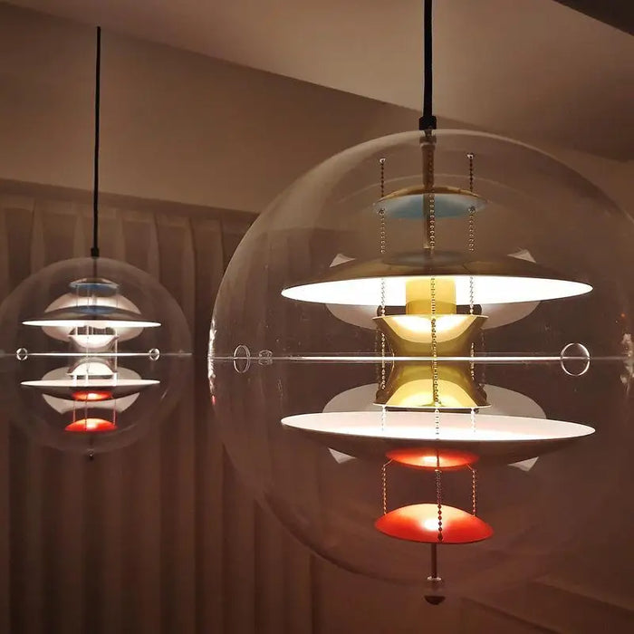 Nordic LED Glass Stone Pendant Lights - Elegant Illumination