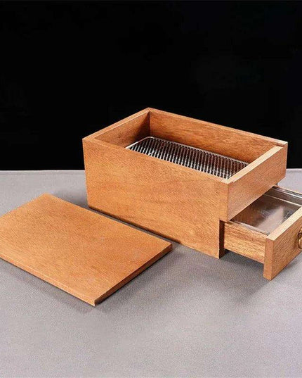 Western Rustic BBQ Smoker's Wooden Dinnerware Set