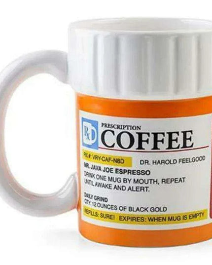 Cheerful Duck Prescription Mug - Quirky Coffee Delight