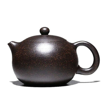 Handcrafted Authentic Purple Clay Teapot with Unique Filtering System