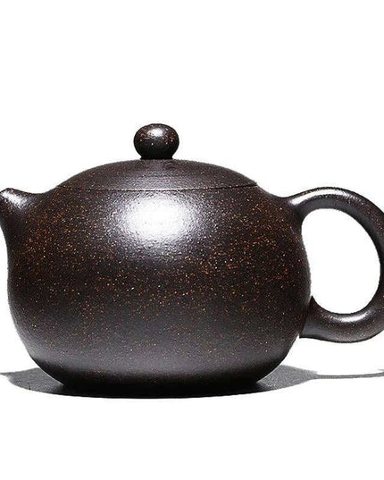 Handcrafted Authentic Purple Clay Teapot with Unique Filtering System