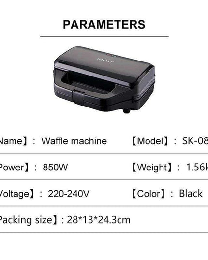 Compact Electric Waffle Maker for Quick and Tasty Treats