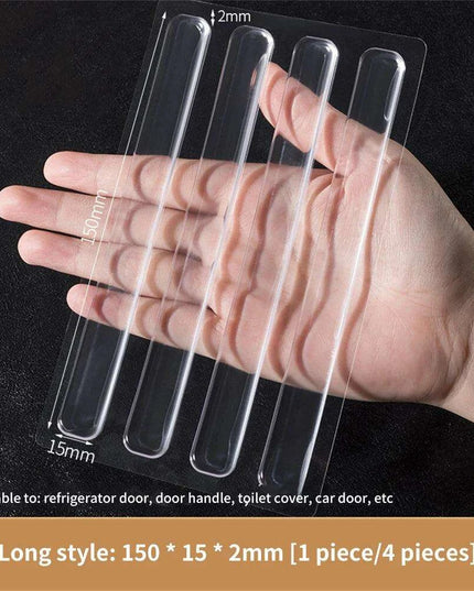 QuietGuard Soundproof Silicone Door Strip - Self-Adhesive Protector for a Peaceful Home