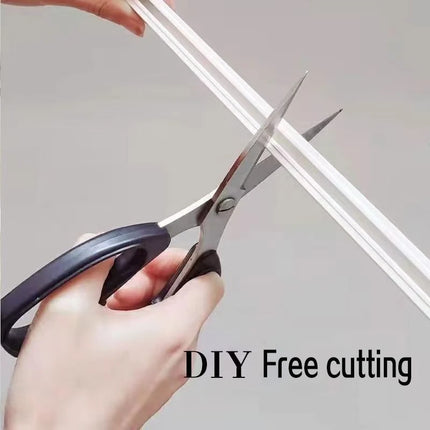 Self-Adhesive Curtain Track — No-Drill Ceiling & Wall Rail | Très Élite