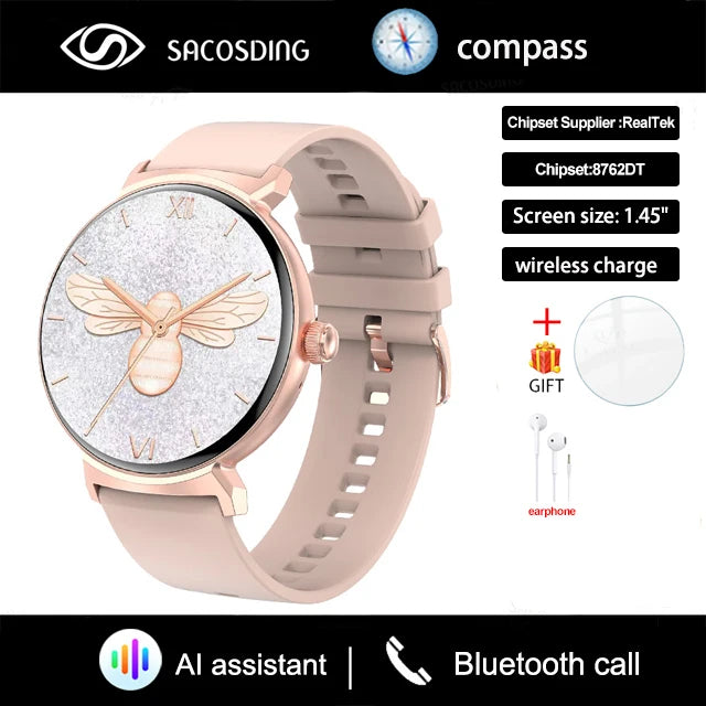 Smart Bluetooth Smartwatch with Full Touch Display