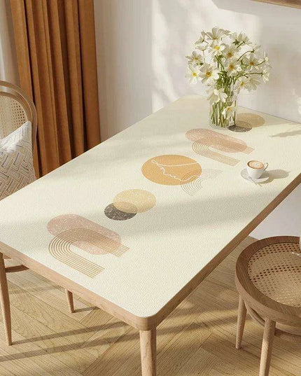Luxurious Waterproof PU Leather Table Protector: Elegant Shield for Your Furniture