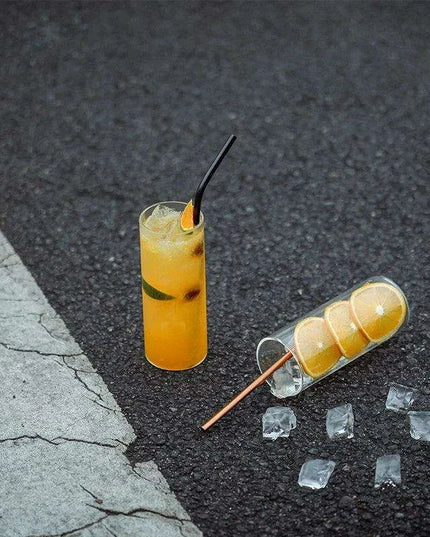 Elegant Transparent Glass Mugs - Essential Collection for Iced Beverages and More