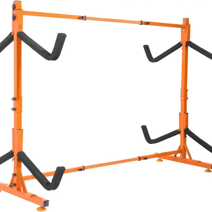 TideRise Freestanding Kayak Storage Rack - Adjustable for 4 Kayaks, 22
