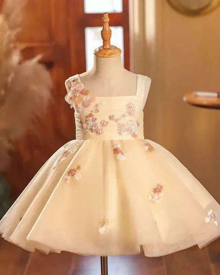 Baby Girls Sleeveless Princess Sequin Evening Dress