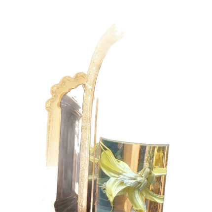 Trendy Acrylic Wall Lamp, Elegant Floral Design Sconce for Bedroom, Ha