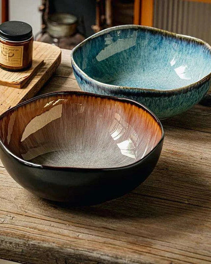 Unique Artisan Rustic Stoneware Dinner Plate Collection - Handcrafted Pottery for Elegant Dining