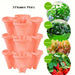 Space-Saving Vertical Herb Tower with Rolling Mobility