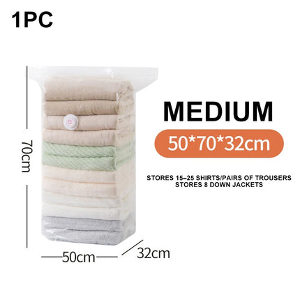 Shop1103977125 Large Capacity No-Pump Vacuum Storage Bags for Clothes