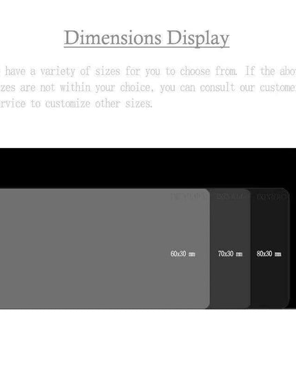 Customizable Gaming & Office Mouse Pad