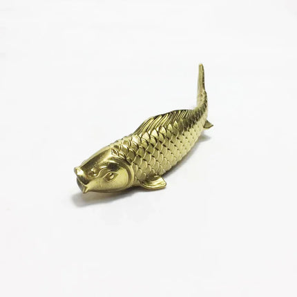 Brass Koi Fish Creative Modern Home Room Decorations Trinkets Indoor D