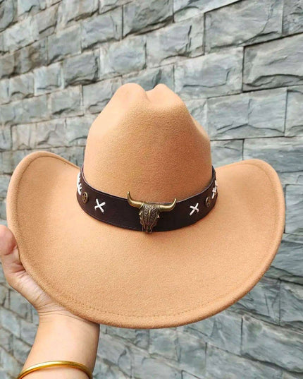 Stylish Handwoven Straw Cowboy Hat - Unisex Summer Sun Protection for 2023