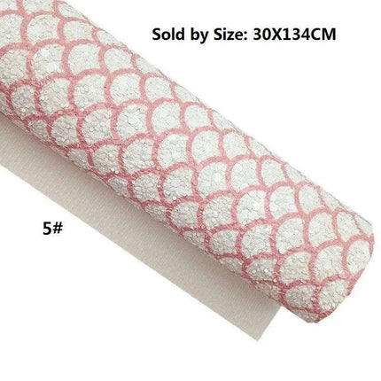 Mermaid Sparkle Vinyl Craft Kit - Heart, Floral, and Plaid Designs Collection