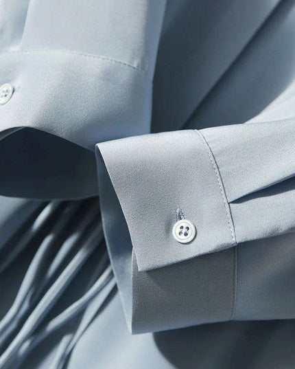 Birdtree Luxury 90% Silk High Waist Summer Dress for Women