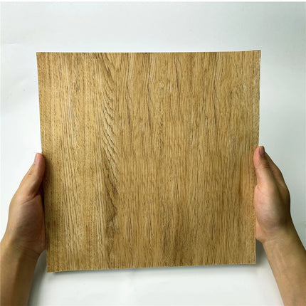 My Funny Life Self-Adhesive Wood Grain Floor Wallpaper - Thickened, Pe