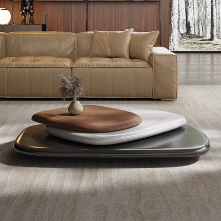 Curated Comfort Villa Rotating Coffee Table - Minimalist Floating Desi