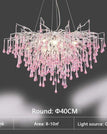 Dia 40cm / pink crystal / warm light