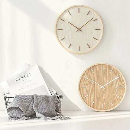 Zen Serenity Elegant Wooden Clock - Japanese Inspired Home Decor