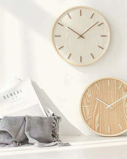 Zen Serenity Elegant Wooden Clock - Japanese Inspired Home Decor