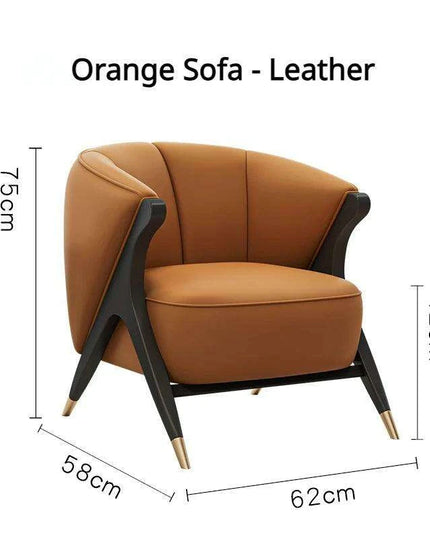 Chic Scandinavian Velvet Lounge Chair - Perfect for Stylish Living Areas