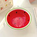 Exquisite Fruit Patterned Ceramic Ramen Dining Set with Handcrafted Spoon and Bowl