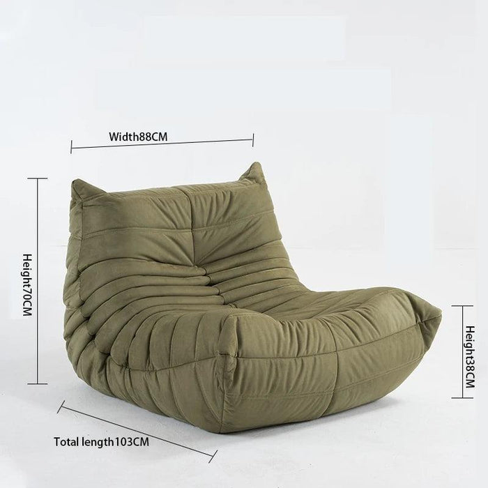 Caterpillar Luxe Cozy Retreat Sofa: Your Perfect Single Seater