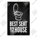 Vintage Charm Toilet Wall Art for Quirky Bathroom Decor