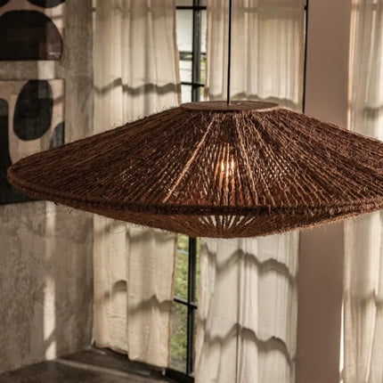 Xiaowei Wabi Sabi Chandelier - Antique Rattan Art Lighting Fixture