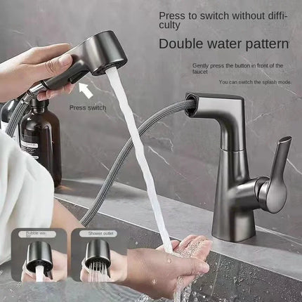 Korean-Style Swivel Basin Faucet | Mixer Tap with 360° Rotatio