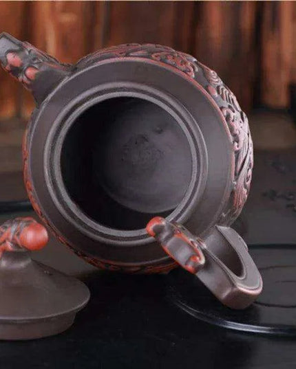 Artisan Purple Clay Teapot - A Cultural Gem for Tea Lovers