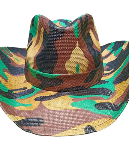 Vintage-Inspired Thick Straw Cowboy Hat