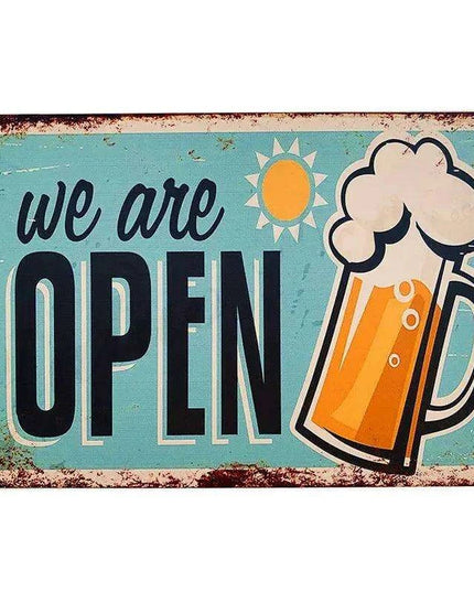 Vintage Cheers Beer Metal Sign - Perfect Wall Art for Bars, Man Caves, and Restaurants