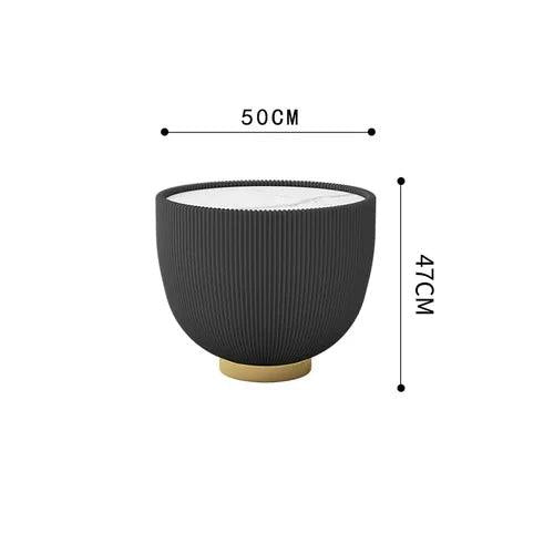 Stylish Scandinavian Round Coffee Table - Contemporary Minimalist Design for Sophisticated Interiors