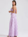 Stunning Backless A-line Maxi Dress with Adjustable Straps – Ideal for Celebratory Events & Summer Gatherings
