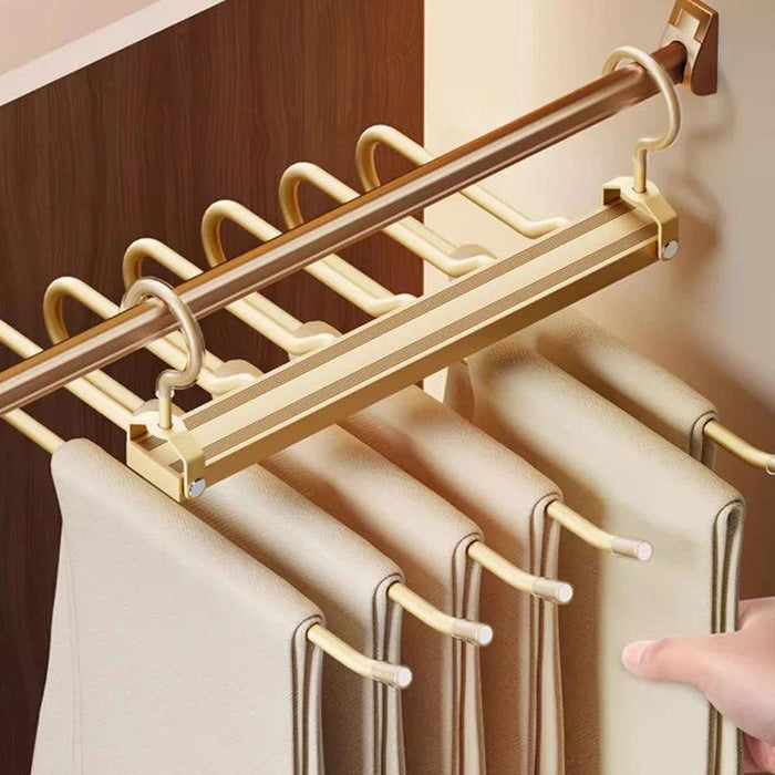 Revolutionize Your Closet Organization with the 6 In 1 Trouser Hangers