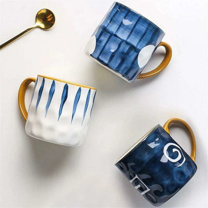 Nordic Elegance: Lovely Girl Insulated Ceramic Mug Set