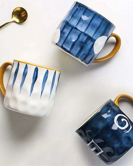 Nordic Elegance: Lovely Girl Insulated Ceramic Mug Set